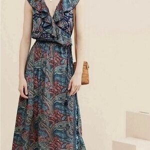 Raga/ Free People collab Paisley Maxi Dress
